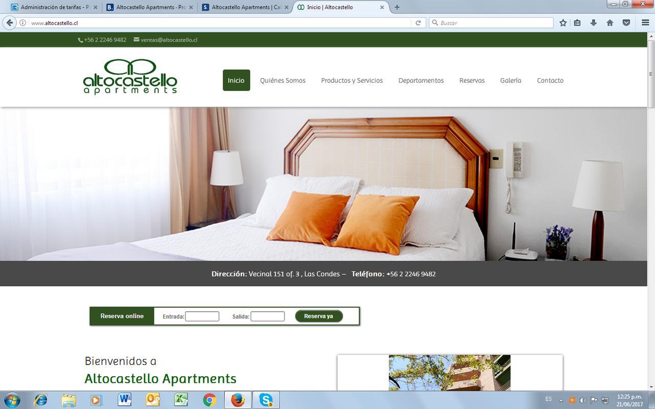 Altocastello Apartments Santiago Exterior photo